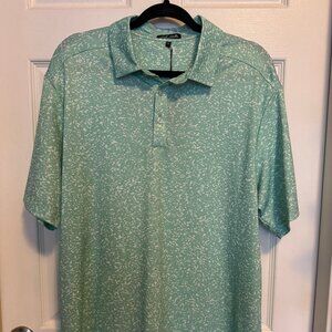 NWT Bad Birdie Men's marble mint golf polo